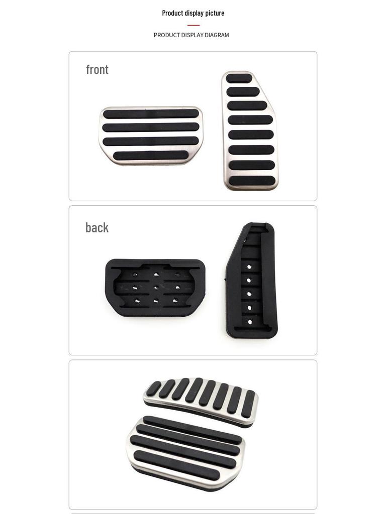 Non-Slip Throttle and Brake Pedals for Suzuki Swift: Decorative Accessories