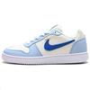 EBERNON Abrasion Resistant Low Top Skateboard Shoes Men's Blue White HJ3490-141