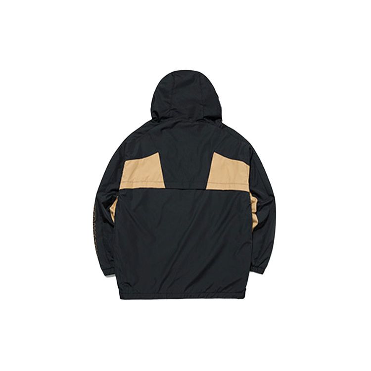 Anta Loose Casual Windproof Warm Hooded Jacket Men Jackets Black 952148640-1