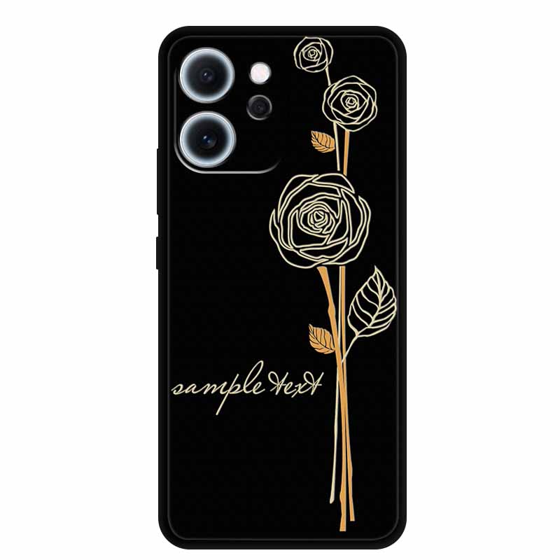 3D Flowers Emboss Fundas For OPPO Reno 15F 5G Case Soft Silicone Phone Cases For OPPO Reno 15F Back Covers Shell Coque 6.57"
