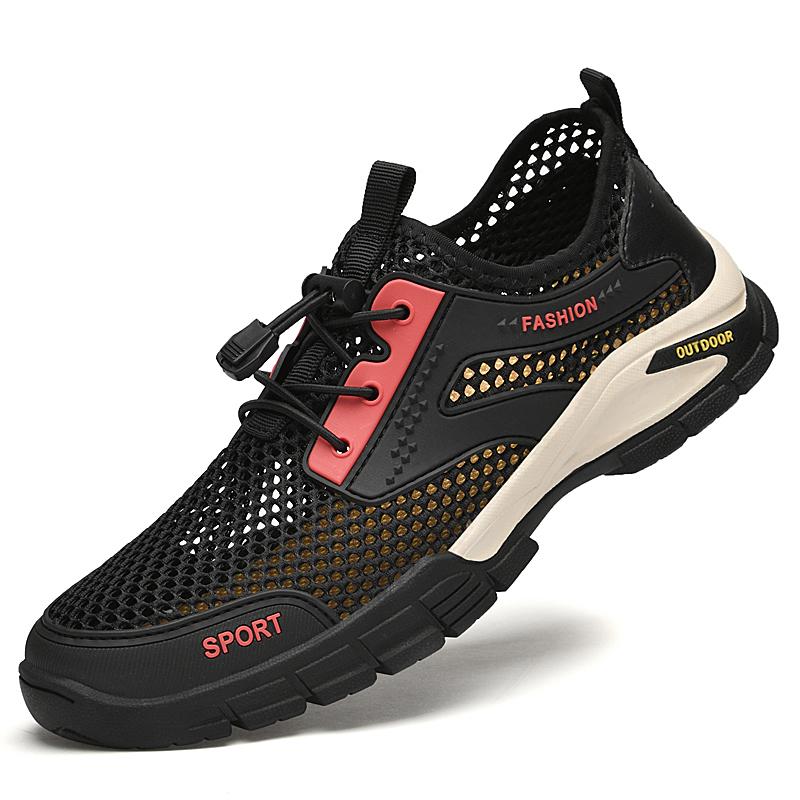 Fashion Men's Shoes Lightweight Men Casual Summer Shoes 2024 Hot Sale Male Hollow Out Sneakers Fashion Male Comfortable Walking Shoe