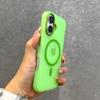 Contrast Lanyard Candy Color Case for Magsafe for iPhone 17 16 15 14 Plus 11 12 13 Pro Max 16e Hand Wrist Strap Matte Soft Cover