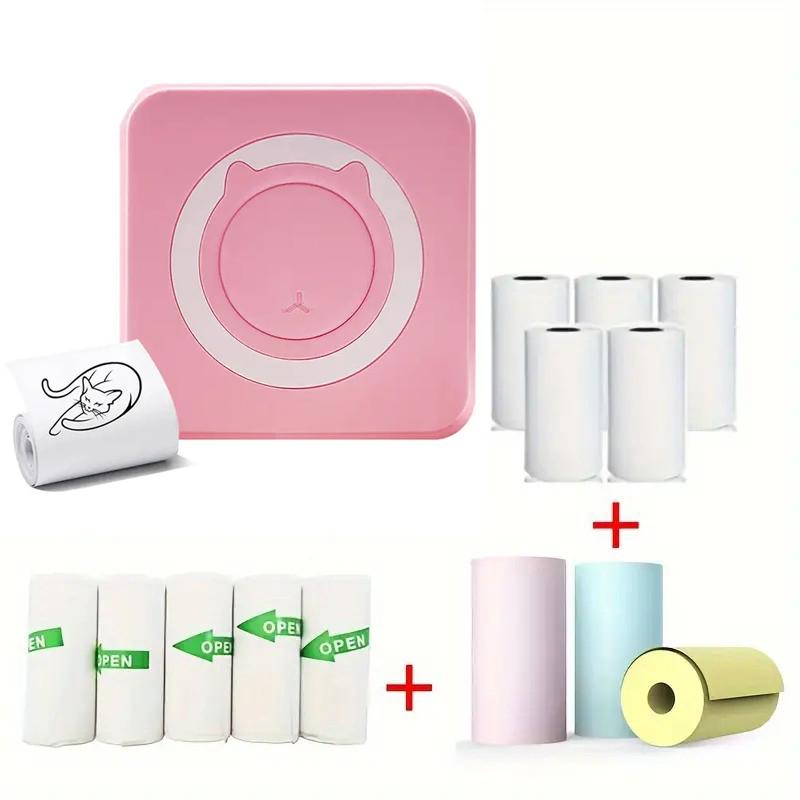 Mini Pocket Printer Gifts Portable Thermal Printer For Pictures/Retro-Style Photos/Receipts/Notes/Lists/Label/ Memo
