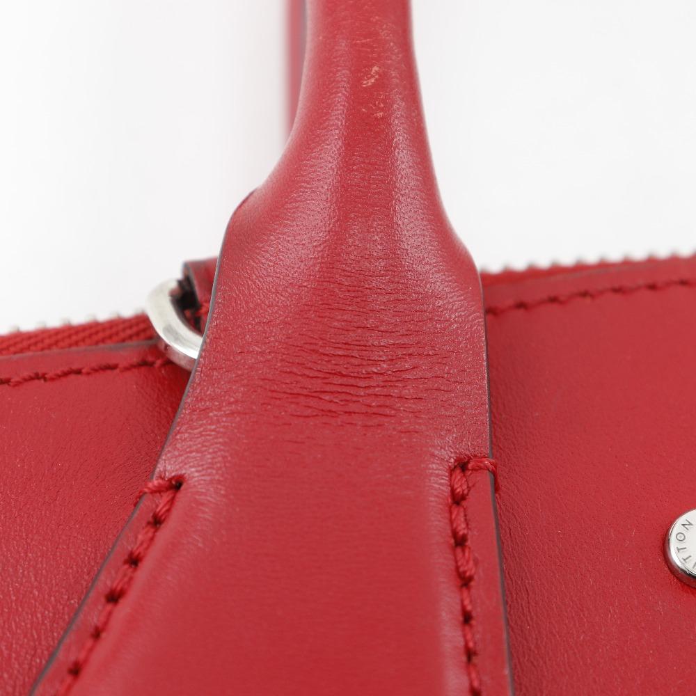 Louis Vuitton City Steamer PM Handbag M51030 2WAYShoulder Rouge Red Calfskin Women Used