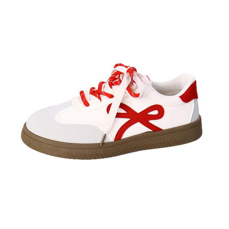 Spring new breathable shoes platform-soled sports and leisure flat shoes trendy shoes