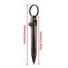 Multifunctional Brass Mini Ballpoint Pen with Keychain Portable Gel Pen Writing Pen School Office