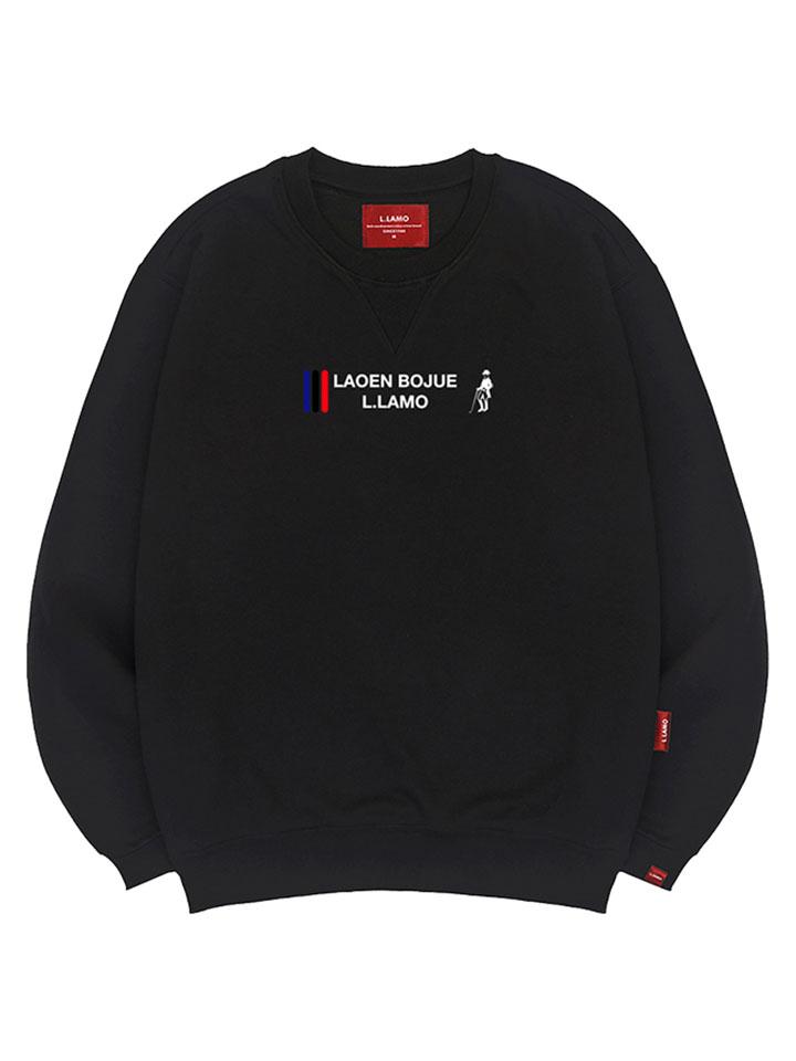 Ellamo Bonjour Lamo Sweatshirt Unisex Plus Size S~4Xl (A Type)