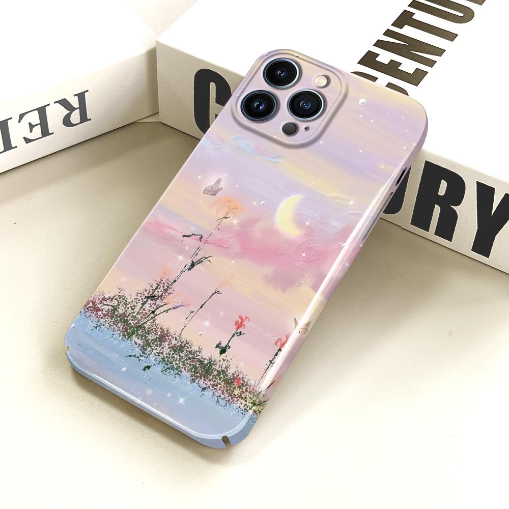 All-inclusive Film Phone Case Cartoon Fashion Design Hard Shell Full Cover Camera Protection Case for iPhone Samsung Xiaomi Poco Redmi Huawei Honor