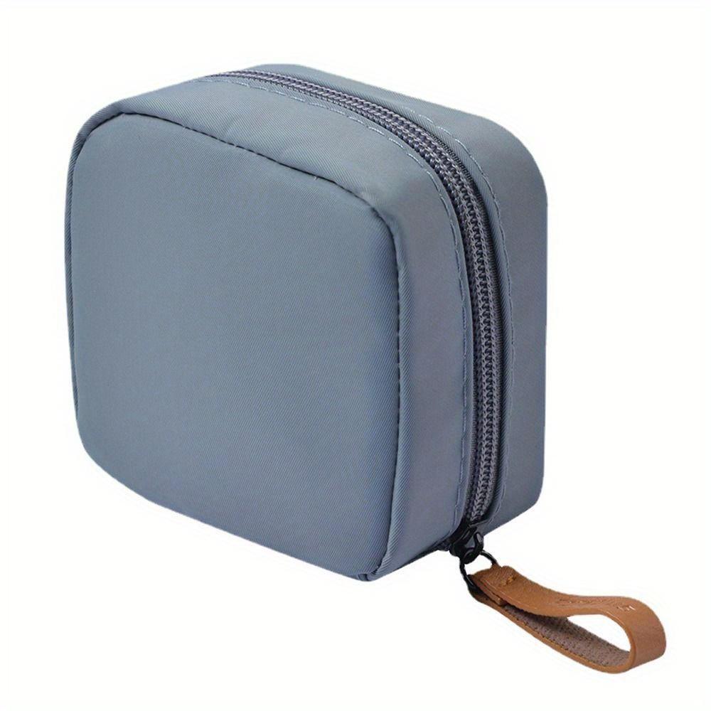 Portable Multi-Purpose Small Cosmetic Bag Mouth Red Bag Sanitary Cotton Storage Bag