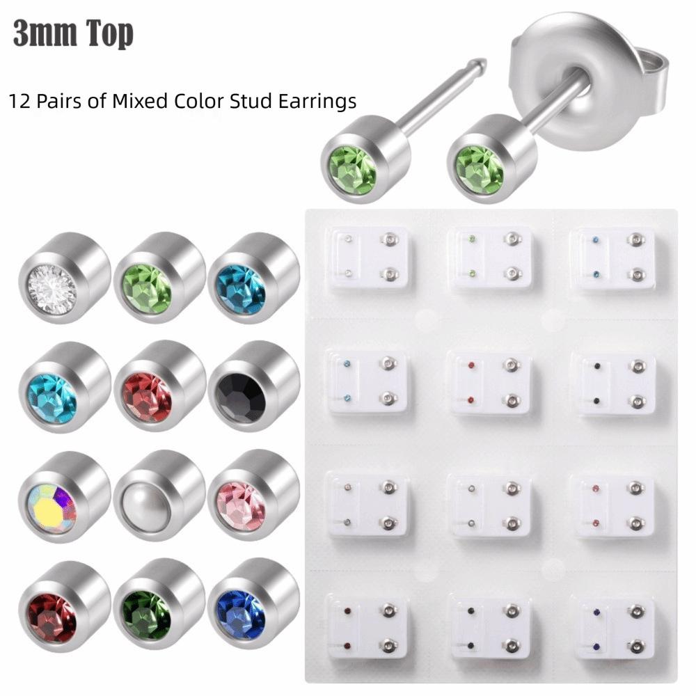3mm/4mm TOP Sada nástrojů na propichování uší Hvězdy Nástroj na propichování uší Šperky Piercingový Salon