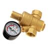 Pressure Reducer, DN15 232PSI Water Pressure Regulator Valve, Brass  Water Pressure Reducer with Gauge for Tap Water, Relief Valves