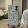 Hello Kitty Kitten Transparent Anti-Drop Phone Case for Apple 17 Pro Max, 16 Pro, 15, 13P, XS