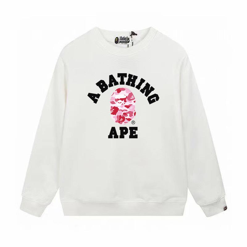 Herrtröja med lång ärm, boktryck och frotté - Höst/Vinter Casual Pullover Trendig Topp