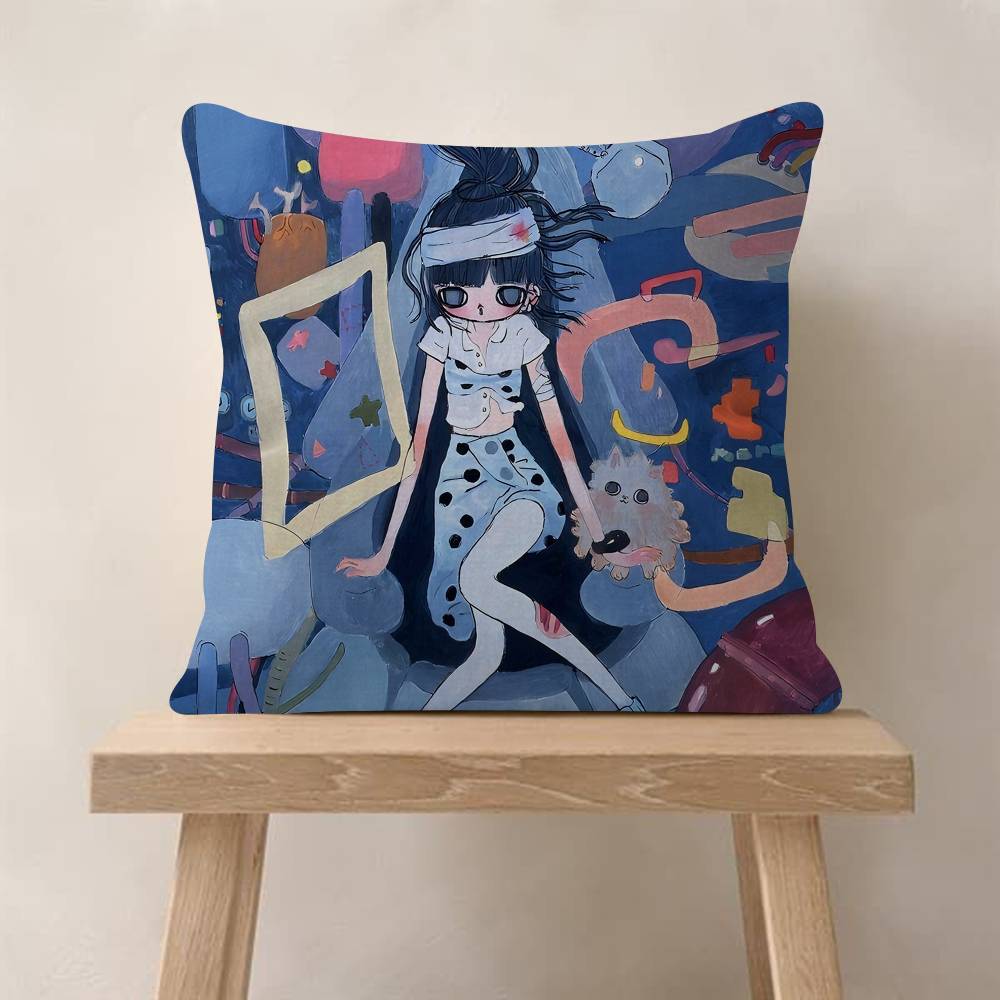Aya Takano Decorative Personalized Picture Text Home Decorative Pillows Household Gifts Xcm