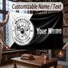 Custom Name Flannel Throw Blanket Brentford Football Pattern Warm Home Decoration