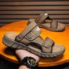 Men's Sandals Beach Shoes Soft-soled Non-slip Youth 2025 New Outdoor Sports Trendy Thick-soled Summer Breathable Men's Shoes