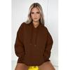 Autumn and Winter New Product Solid Color Thickened Velvet, Hooded Long Sleeve Hoodie, Women's Fashion Casual Shorts Set