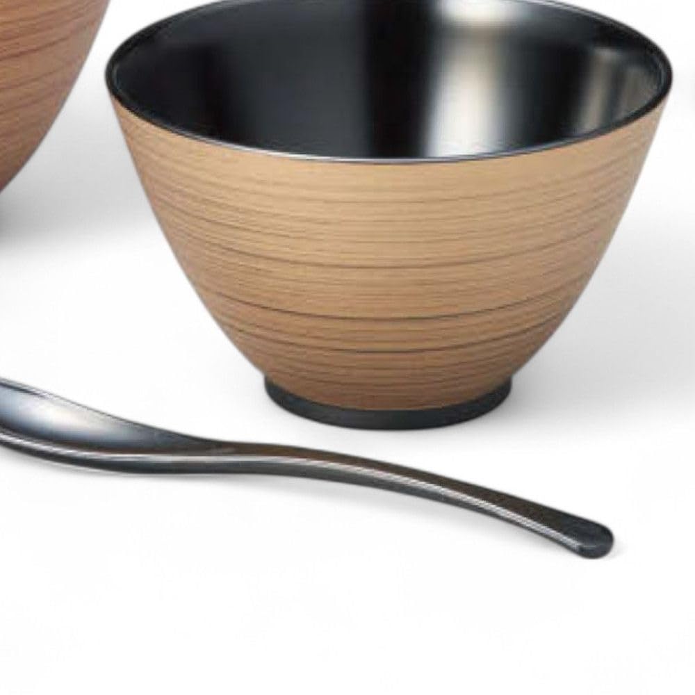 J-kitchens Set of 2 Bowls, PET (Resin)/ABS, Urethane Coating, Dishwasher and Microwave Safe, PID-529111, Made In Japan