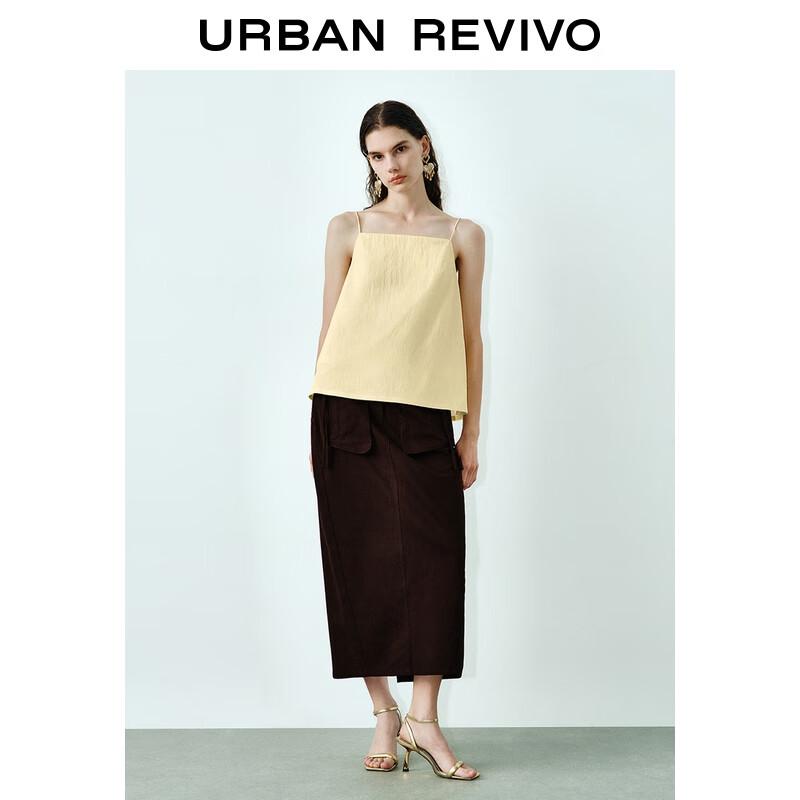 UR Women's Pleated Tie-Strap Camisole