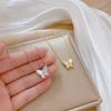 Layered Butterfly Pendant Necklace Fashion Stainless Steel Choker Tarnish Free Necklace For Women