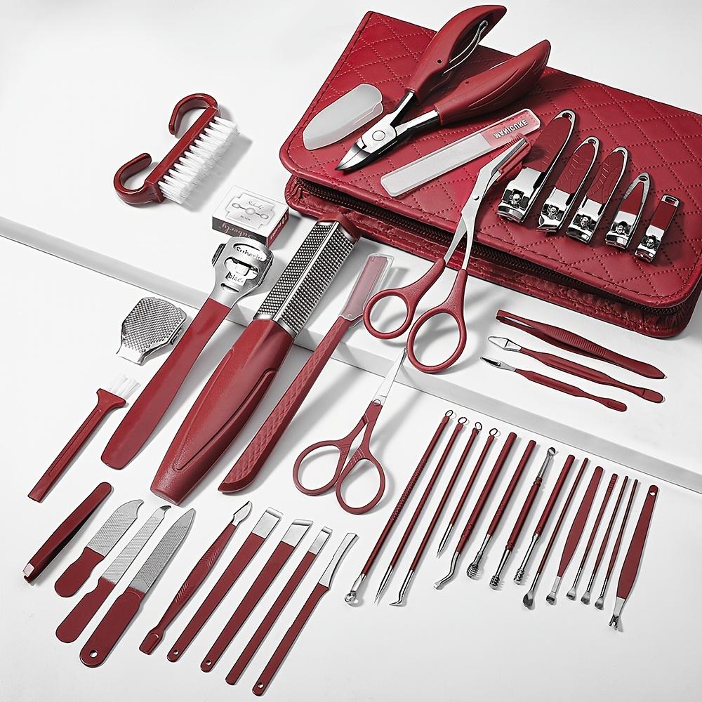 42pcs Set Nail Clippers Manicure Tools Foot, Hand and Nail Care Products Foot Grinding Tools