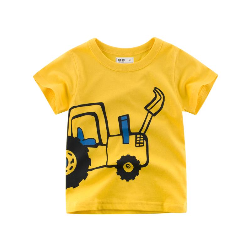 Summer 2024 Korean Style Boys Half Sleeve T-Shirt 110 cm