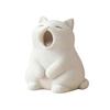 Yawning Cat Figurine 3D Printed Cute Small Cat Statue Collectible Pet Ornament for Home Office Desktop Decor Gift for Cat Lovers