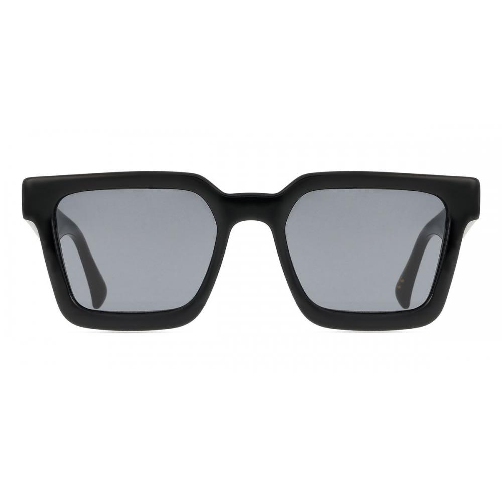 Soda Shades Brooklyn Ii Black Unisex Sunglasses