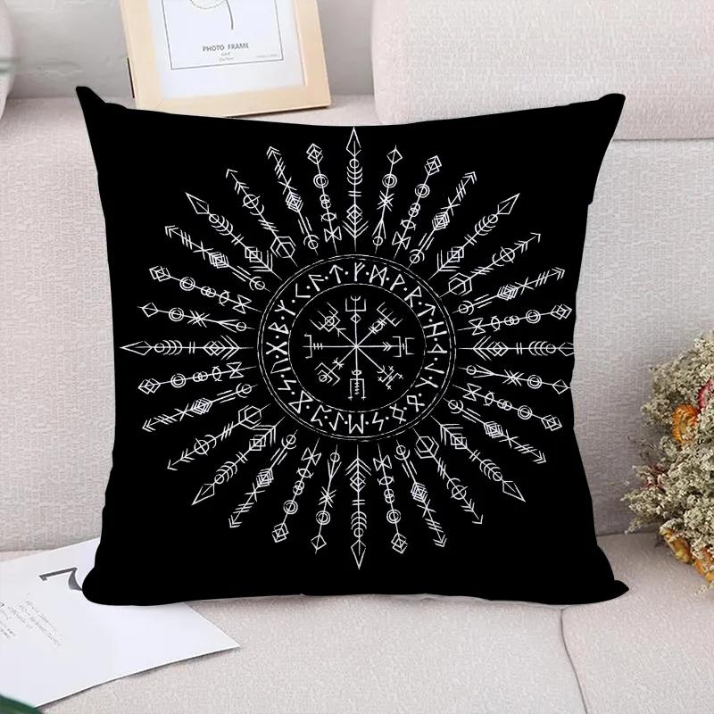 Viking Talisman Decorative Pillowcases For Pillows Cushion Pillowcase Home Decoration Accessories Twin Size Bedding