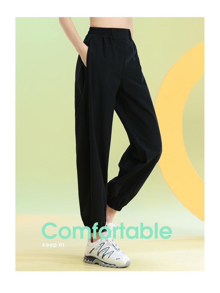 2025 Women's Fleece-Lined High-Waist Winter Sweatpants, Straight-Leg, Cuffed Casual Style