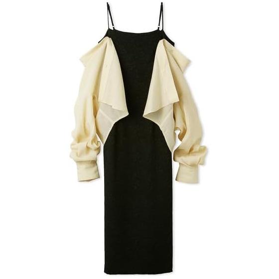 SNIDEL Shirt Set Jacquard Cami Dress SWFO234106 Women s