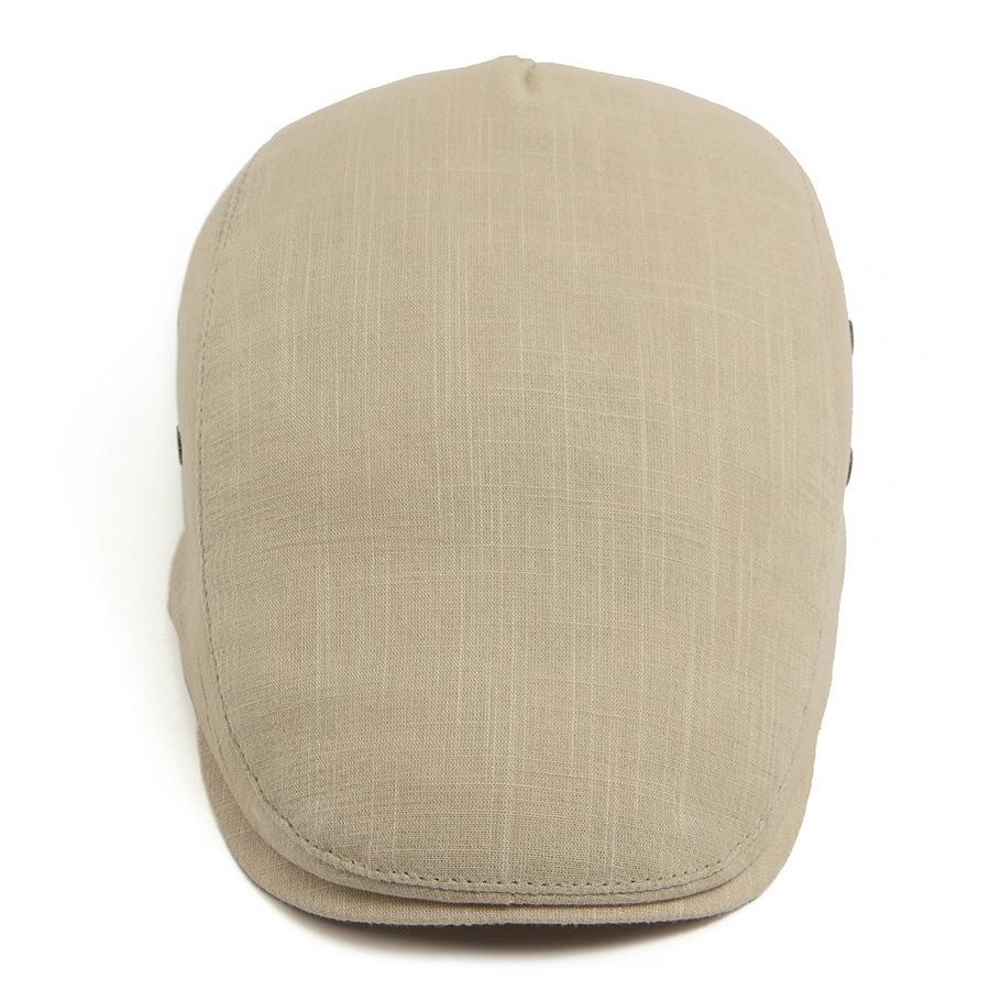 Lightweight Linen Vintage Breathable Cap for Men; Summer Casual Beret for Men; Sun-protective Baseball Cap for Women
