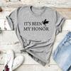 It’s Been My Honor Shirt Fourth Wing Tee Onyx Storm T-Shirts Men Women Short Sleeve T-shirts Iron Flame Tee Streetwear Tshirt