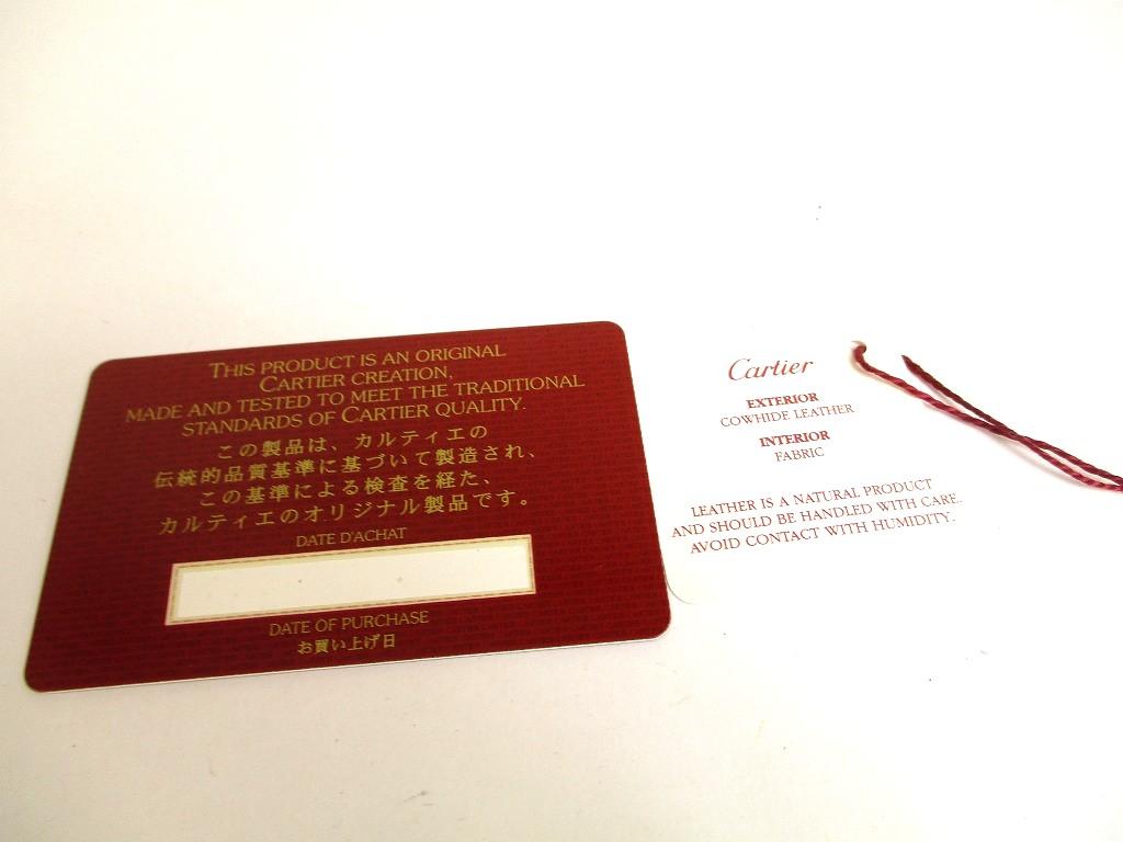 Authentic Cartier Leather Bordeaux Happy Birthday Hand Bag Purse #a881  Refurbished