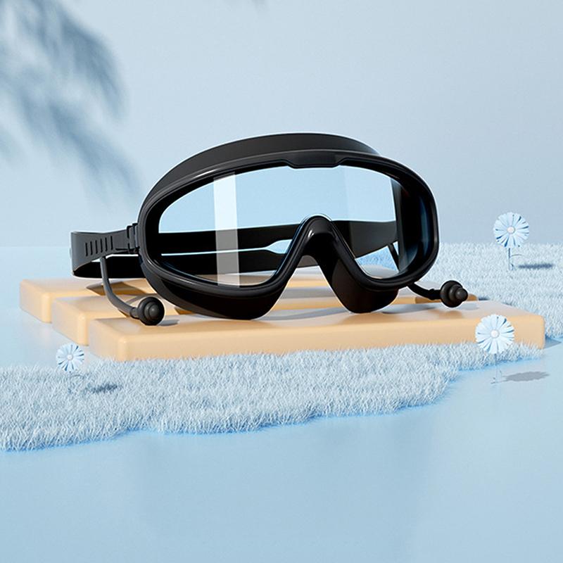 2025 Large Frame Swimming Goggles For Adults Kids High Quality Antifog Swim Glasses Waterproof Multi-Color To Choose