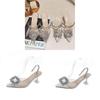 Womens Summer Transparent Water Crystal Sandals With High Heels For Fashionable Outings