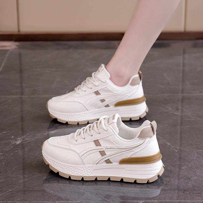 ins Korean version of the new dad shoes for women 2025 spring student running sports little white shoes for women's Forrest Gump shoes AD8876