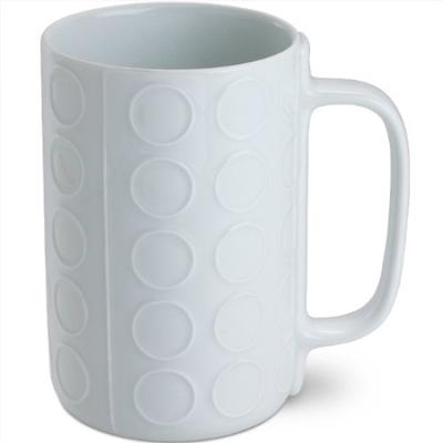 Hakusan Pottery Relief Magtoll White X 420ml Hasami Ware Made In Japan T-O (Approx.) 7.5 11.5cm