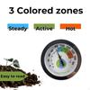 Compost Soil Thermometer Fahrenheit Temperature Dial Waterproof Composting Guide with Meter for
