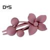 Frosted Texture Hair Claw Flower Decor Thick Thin Hair Clip Non-slip Matte Finish Large Back Head Hair Claw Hair Accessories