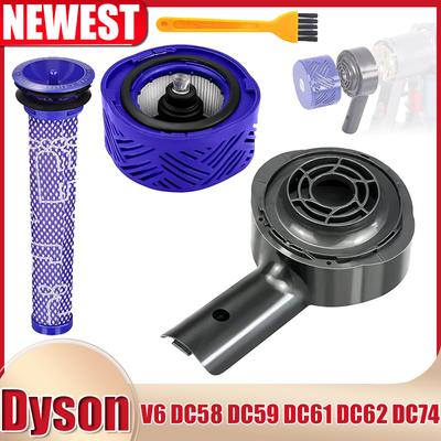 Motor-Hinterabdeckung und Hinterfilter, Vorderfilter für Dyson V6 DC58 DC59 DC61 DC62 DC74 Staubsauger-Zubehör