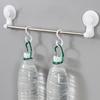 Strong Bearing Capacity Plastic Hook Transparent S Shaped Storage Organizer Hanging Single Closet Hook for Pot Shelf