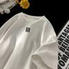 Herren Oversized T-Shirts Herren Baumwoll T-Shirt Weiß 3XL Lässige Sommerbekleidung Mode Print T-Shirts für Herren Neue Kleidung2024 Neu