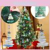 Christmas Tree Hanging Decor Collection With Acrylic Parts For Seasonal Gift Giving