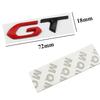 3D Metal Logo GT Emblem Letters Car Rear Trunk Badge For Car 208 2008 205 508 5008 207 408 308 3008 GT Sticker Accessories