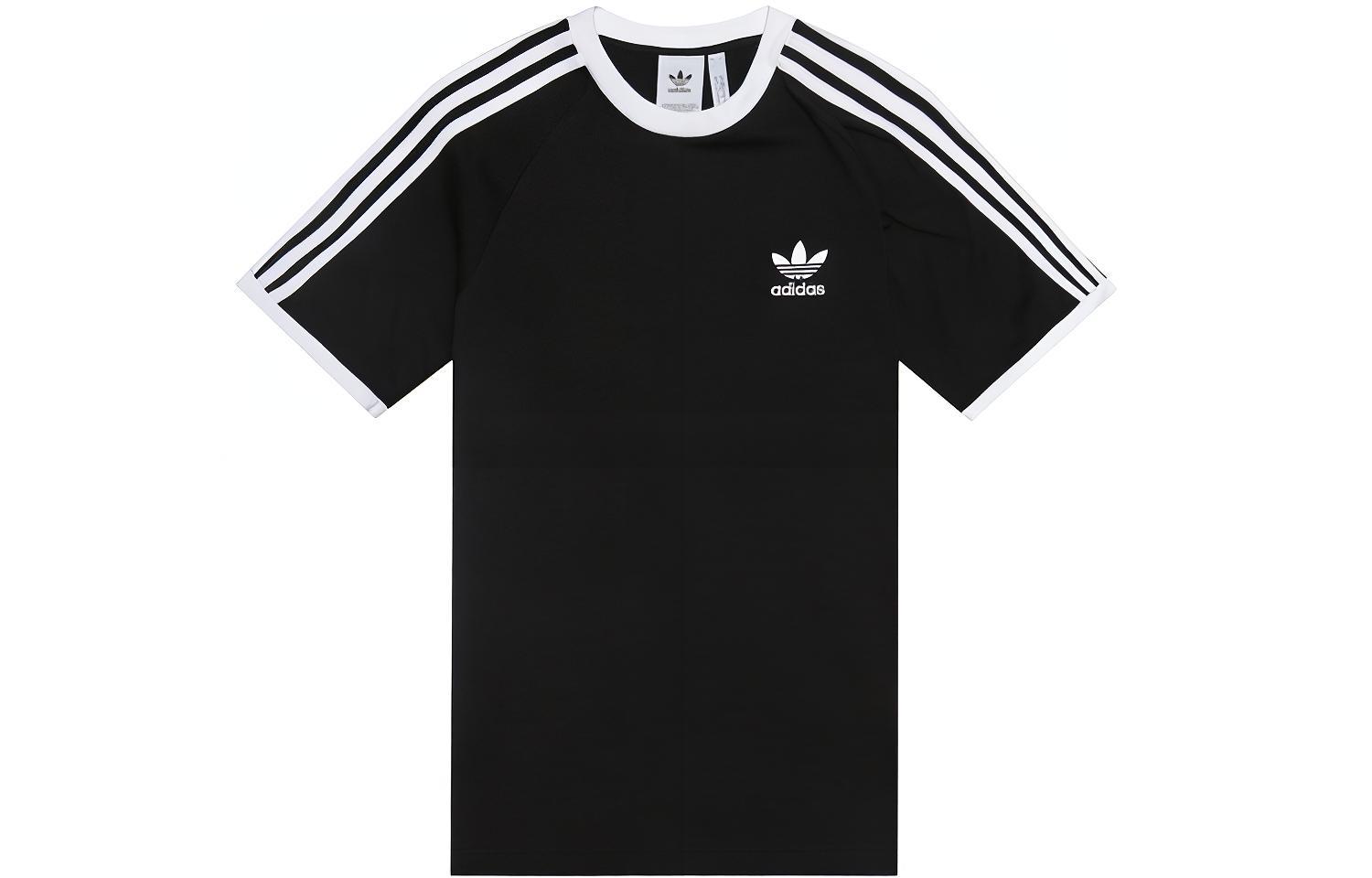 adidas originals Men 3-Stripes Tee Black CW1202 S