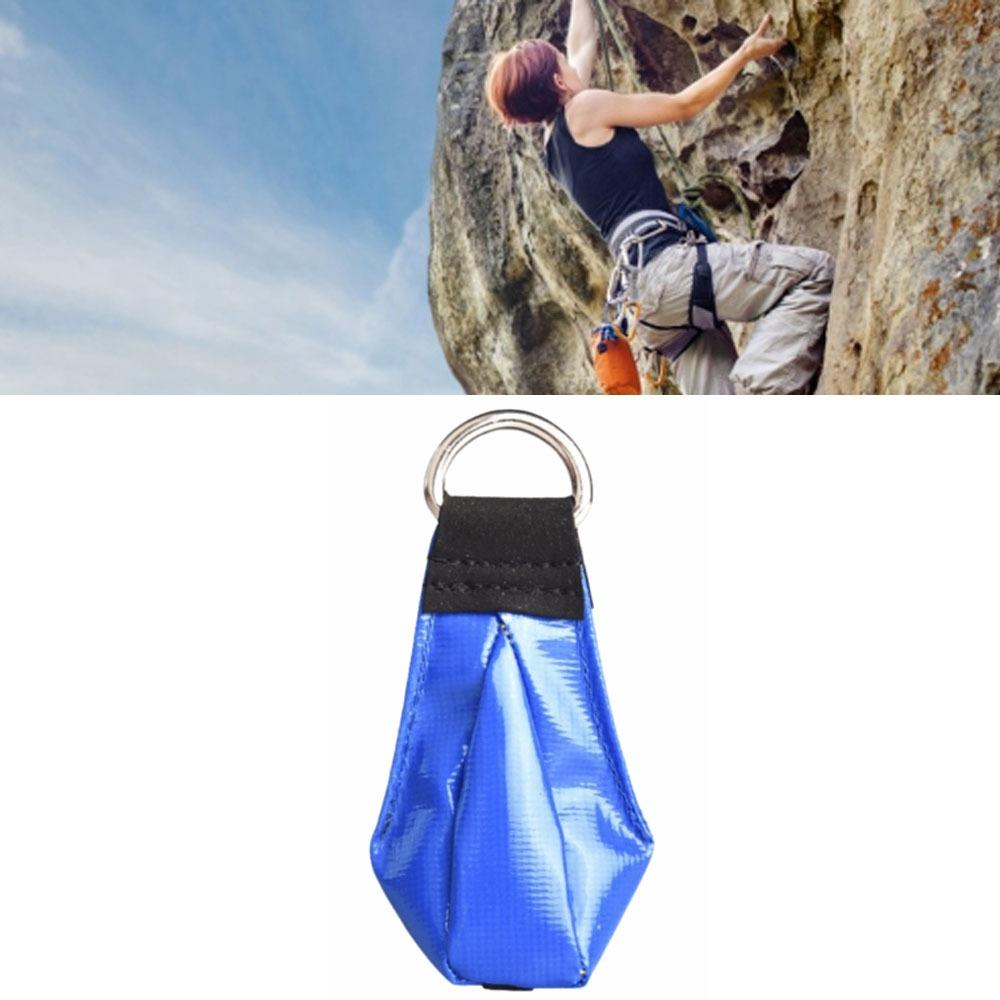 Borsa porta corda da lancio in PVC Oxford, sacco a sabbia, corda da arrampicata riutilizzabile, custodia resistente per corda da speleologia, per esterni