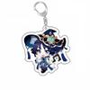 Raiden Shogun Klee Nahida Q Type Genshin Impact Cartoon Keychain Acrylic Bag Keyring Pendant Trendy Gift