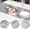 Sequin Table Cover Mirror Design Tablecloth Party Supplies Disco Table Runner  Wedding