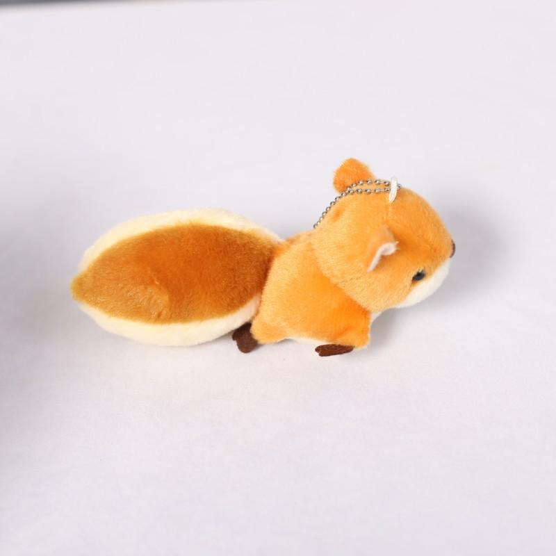 Cute Cute Big Tail Little Squirrel Plush Toy Doll Pendant Doll Keychain Bag Hanging Ornament Doll